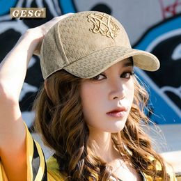 Baseball cap female brand classic blue cap tide female new 2023 web celebrity street hipster hat N1