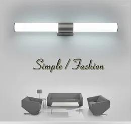 Wall Lamps Modern LED Light For Study Bedroom Bedside Hardwares Lamp Bathroom Mirror Line Indoor Sconce Lighting Fixture