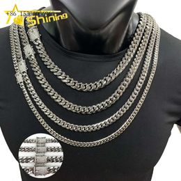 8Mm 10Mm 12Mm 14Mm Mens Hip Hop Necklace Thick Heavy Never Tarnish Stainless Steel Cuban Chain
