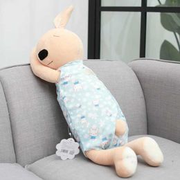 Plush Dolls 75cm/120cm Cute Sleeping Rabbit Plush Pillow Toys Soft Bunny Dolls Stuffed Animals Soft Baby Toys for Children Girls Gift H240521 LIM2