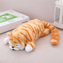 Electric plush doll toy rolling cat laughing simulation cat interesting cat childrens creative toy Christmas gift 240514