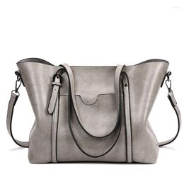 Shoulder Bags 2024 Handbags Women Designer Main Female Leather Top-handle Bag Bolsas Vintage Hand Ladies