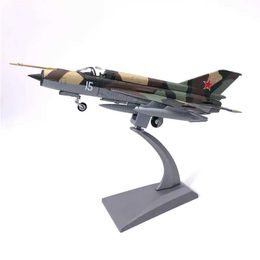 Aircraft Modle 1/72 Scale Soviet Union Airforce MIG-21 Fighter Air Force Diecast Aircraft Plane Model Alloy AirlineToy Y240522