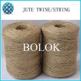 Party Decoration 9pcs/lot (total 300m)Natural Jute Twine 2 Ply Twisted (Dia.: 1.5mm 110yards/spool) String Natural Fibre