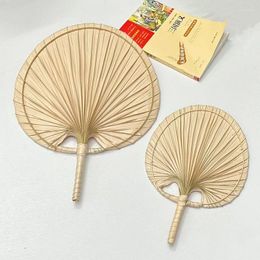 Decorative Figurines 1pc Chinese Style Pure Hand Woven Craft Fan Summer Mosquito Repellent Natural Palm Leaf Shake Home Decoration