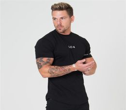 Fashion Clothing Fitness Tees Men Fashion Extend Hip Hop Summer Short Sleeve Tshirt Cotton Bodybuilding Designer men039s tsh6827351