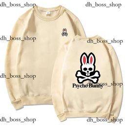 bunny psyco hoodie Men's Hoodie Sweatshirts Jumpers Fashion fear of ess O-Neck Striped Casual Loose Letter Embroidery Long Sleeve Pullover Psyco Bunny 962