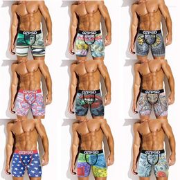 Underpants OZPSD Sexy Men Underwear Boxers Male Panties Lingerie Boxershorts Plus Size Breathable Printed Man Boxer Briefs