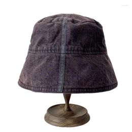Berets Niche Designer Style Fashionable Wear Two Sides Can Bucket Hat Men And Women