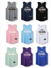 2024 Basketball -Trikots -Shirts Jugend Basketballweste Uniformen Blank Custom Running Training Lose Trikots Anzüge Tanktop 240522