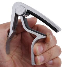 1pc Guitar Capo Electric Capo Guitar Instrument String Tune Acoustic Aluminum Alloy Clamp Clip Brand New Hot Sale