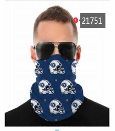 Football Designer Seamless Bandana for Rave Face Mask Dust Wind UV Sun Neck Gaiter Tube Headwear Motorcycle Cycling Riding Running8094063