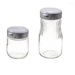 Storage Bottles 500/980Ml Set Airtight Jar Food Grade Glass Pickle Pickling Portable Kitchen Container Retail