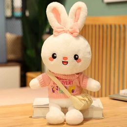 Plush Dolls 45cm Cartoon Cute Rabbit Cosplay Dress Up Plush Toys Stuffed Lovely Animals Doll Soft Baby Pillow for Kids Girls Birthday Gift H240521 U1C2