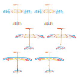 8 Pcs Rubber Band Plane Elastic Powered Airplane Toy DIY Glider Planes Models Foam