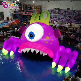 Factory direct sales inflatable monster head cartoon gas model Halloween mall funny theme