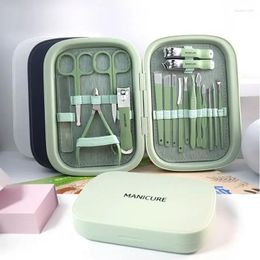 Nail Art Kits Dynamics Professional Clipper Kit Manicure Set Cutter Pedicure Blackhead Blemish Eyelash Makeup Facial Care Tool