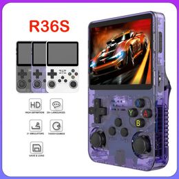 R36S Cool Handheld Video Game Console Open Source Linux System 3.5 Inch IPS Screen R35s Pro Portable Pocket Video Player Gift 240521