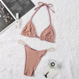 2024 Womens Bikinis Set Bur Sexy Clear Strap Shape Swimsuits Designers Ladies Bathing Suit fashion two piece Fashion Beach Clothes Womens Swimwears