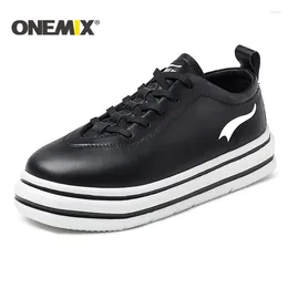 Casual Shoes Onemix Women Sports Breathable Outdoor Athletic Shoe Micro Fabric Leather Light Female Walking