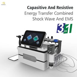 Wholesale 3in1 capasitive and resistive energy transfer combined shock wave EMS vacuum electric muscle stimulation smart tecar