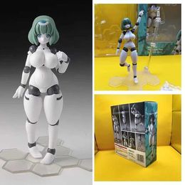 Action Toy Figures 13cm Polynian Action Figure Fll Janna Girl Figure Anime Robot Neoanthropinae Polynian Pvc Figurine Collectible Model Toy Gift T240521
