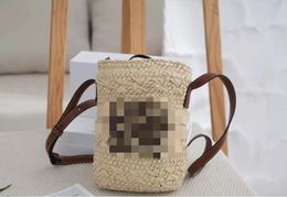 Simple Paper Woven Mobile Phone Fashion Ladies Bag Beach Vacation Internet Celebrity Punch-in Woven Bags