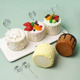 Simulation PU Fruit Cakes Toys Tea Table Props Cupboard Decoration Fake Dessert Photography Pro Food Model