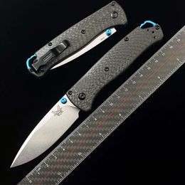 High quality butterfly with carbon Fibre handle 535-3 folding outdoor camping S90V small knife EDC tool