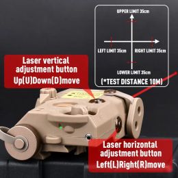 Tactical LA-5B PEQ15 Airsoft Red/Green /Blue Single Laser PEQ-15 Hunting NO White LED Flashlight Indicator NO IR Fit 20mm Rail