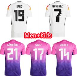 24 Germany jersey HUMMELS GNABRY Soccer Jerseys kit KROOS MULLER WIRTZ Football Shirts Deutschland Trikot Home away DRAXLER REUS GOTZE Kids Fans Kit Player Version