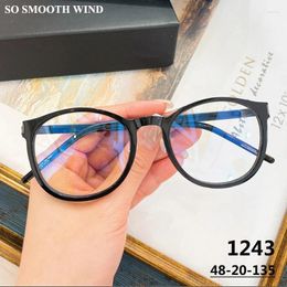 Sunglasses Frames Denmark Brand Round Titanium Acetate Glasses Frame Ultralight Men Women Retro Full Eyeglasses Fashionable Spectacles 1243