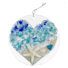 Garden Decorations Ocean Beach Ornament Sea Design Crystal Window Decor Sun Catcher For