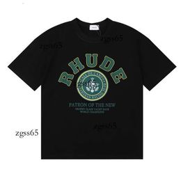 Rhude Spring Summer Rhude T Shirt Man T Shirts Women Tees Skateboard Oversize Men Short Sleeve Rhude T-Shirt Luxury Brand Men's T-Shirts US SIZE S-Xxl 641