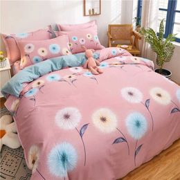 Bedding sets Breathable Skin Friendly Set for Single and Couple 100% Cotton 1 Duvet Cover 2 cases 17Sizes Customizable H240521 IRVS