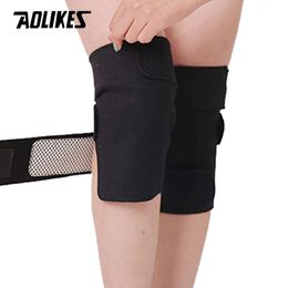 AOLIKES 1 Pair Self Heating Knee Magnetic Therapy Kneepad Pain Relief Arthritis Brace Support Patella Pads L2405