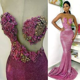 2021 Plus Size Arabic Aso Ebi Mermaid Lace Beaded Prom Dresses Sheer Neck Sequined Sexy Evening Formal Party Second Reception Bridesmai 2293