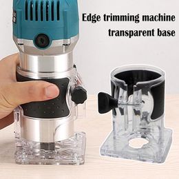 108mm Trimming Machine Transparent Base For Electric Trimming Machine Wood Router Milling Circle Slotting Base DIY Tools