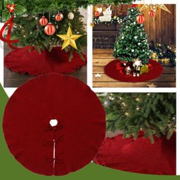 Carpets Pleated Christmas Decoration Gift Apron Thick Wool Heavy Wood Ear Woven Style Tree Soft Blanket Throw Pumpkin