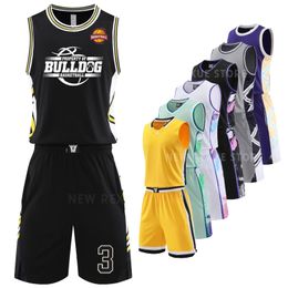 Oversized Basketball Jersey for Men Kids 2 Piece Shirt & Shorts Sportswear Male Children Basketball Team Uniform Customise