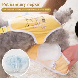 Dog Apparel 30Pcs/Box Diaper Liner For Female Super Absorbent Pet Disposable Menstrual Pad Supplies