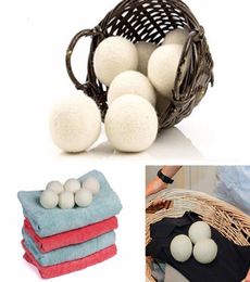 Wool Dryer Balls Premium Reusable Natural Fabric Softener Static Reduces Helps Dry Clothes in Laundry Quicker7023708