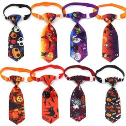 Dog Apparel 50/100 Pcs Halloween Dogs Pet Grooming Products For Small Bow Ties Necktie Adjustable