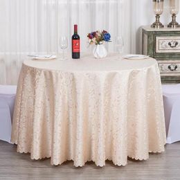 Table Cloth A396 Style Fabric El Wedding Tablecloth Restaurant Round Home Jacquard