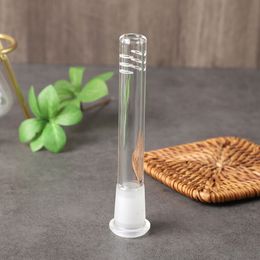 Wholesale 100pcs Glass Downstem Hookahs Bong Accessories 3inch-6inch 18mm male to 14mm female Diffuser tube stem Adapter Diffused Down Stem For Bong Smoking Pipes