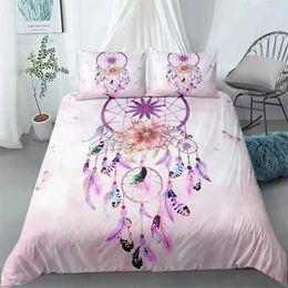 Bedding sets Dreamcatcher Ethnic Set Single Twin Double Queen King Cal Size Bag with case No Sheet for Adults H240531