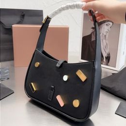 10A Fashion New Crossbody Underarm Bags Shoulder Bags Cleo Decoration Bag Handbags Bag Leather Quality Tarpaulin Genuine High Heart-sha Lmcp