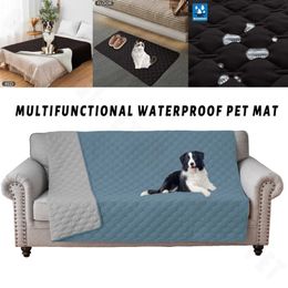 Dog Car Seat Covers Waterproof and anti slip dog bed cover pet blanket sofa mattress car malfunction pad protector furniture H240522