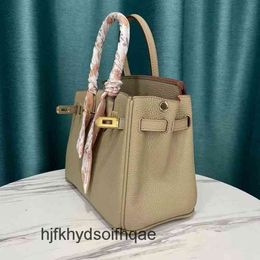 fashion Handbag Bags Handbag 2024 Designer Berkkins Leather Platinum Bag Classic 30cm Leather One Shoulder Messenger Handbag IOP2