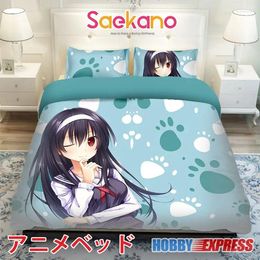 Bedding Sets Hobby Express Utaha Kasumigaoka - SaeKano Japanese Bed Blanket Or Duvet Cover With Pillow Covers ADP-CP150021